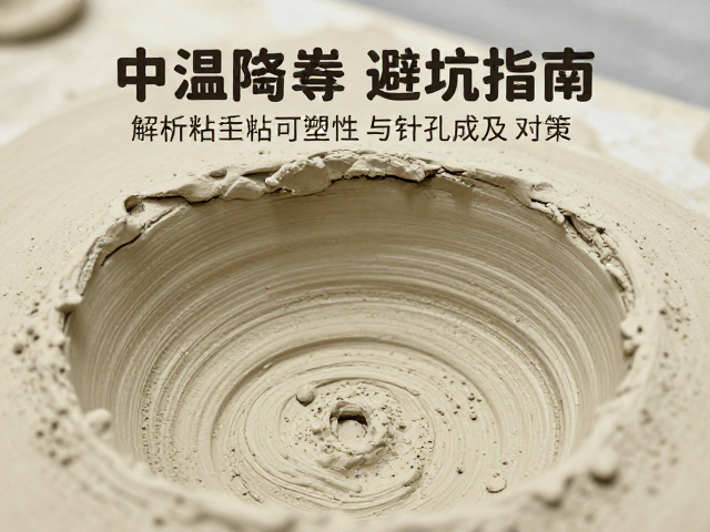 中温陶烧制避坑指南，解析粘土可塑性与针孔成因及对策