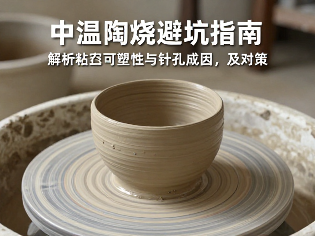 中温陶烧制避坑指南，解析粘土可塑性与针孔成因及对策