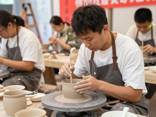 非遗陶艺匠人精神,手工制陶智慧在文化节中的传承与新生