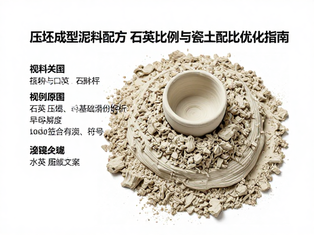 压坯成型泥料配方，石英比例与瓷土配比优化指南
