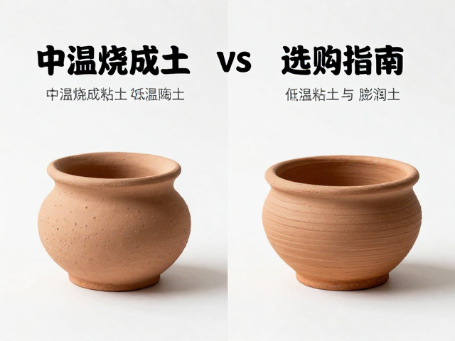 中温烧成粘土与膨润土、低温陶土的区别与选购指南