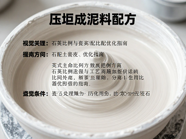 压坯成型泥料配方，石英比例与瓷土配比优化指南
