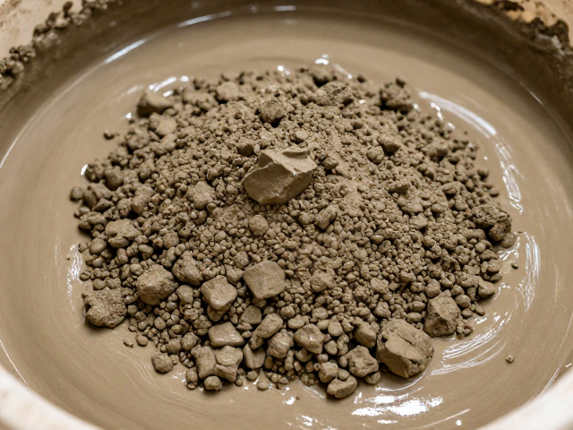 注浆成型泥料添加膨润土增强黏性，提升可塑性与成型质量