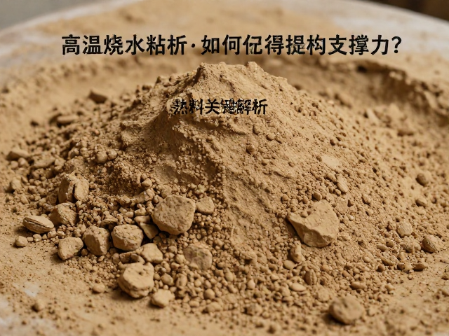 高温烧成粘土如何减少水分提升支撑力?熟料关键解析