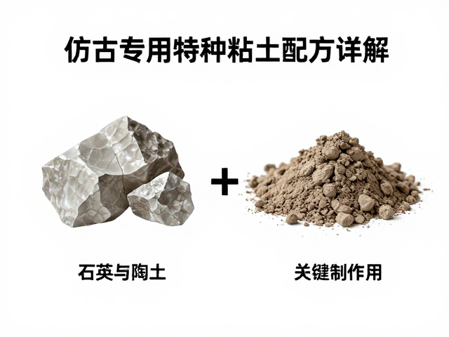 仿古专用特种粘土配方详解，石英与陶土比例及烧制技巧