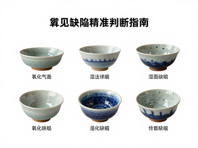氧化气氛釉面发色与湿法球磨工艺，常见缺陷精准判断指南