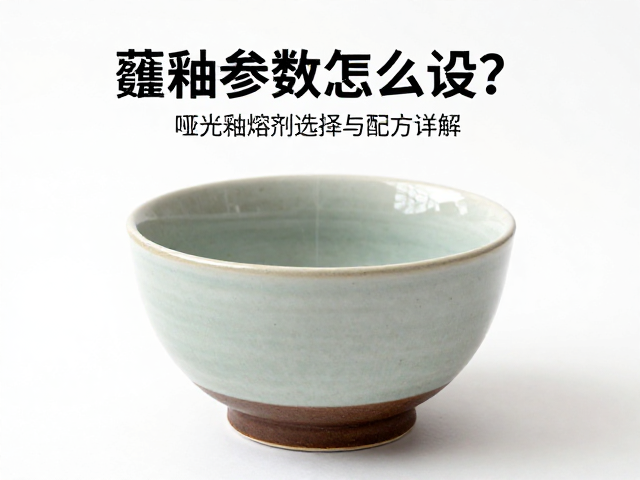 蘸釉参数怎么设？哑光釉熔剂选择与配方详解