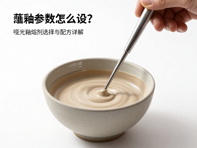 蘸釉参数怎么设？哑光釉熔剂选择与配方详解