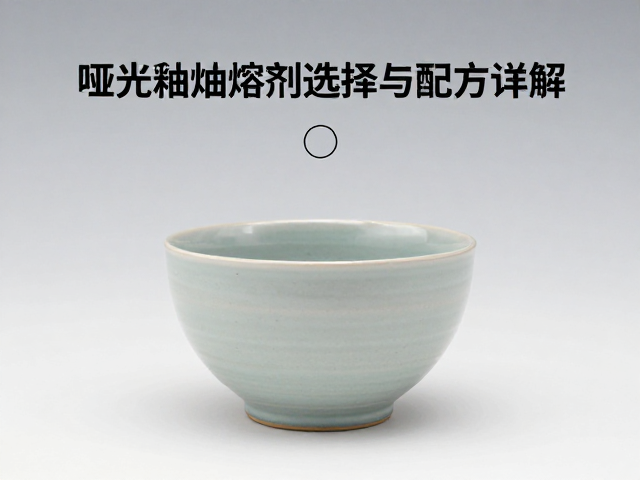 蘸釉参数怎么设？哑光釉熔剂选择与配方详解
