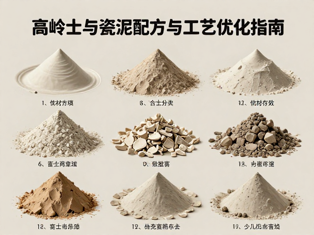 高岭土与瓷泥复合配方，原料分类存放与工艺优化指南