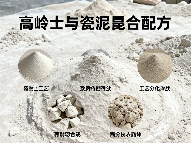 高岭土与瓷泥复合配方，原料分类存放与工艺优化指南