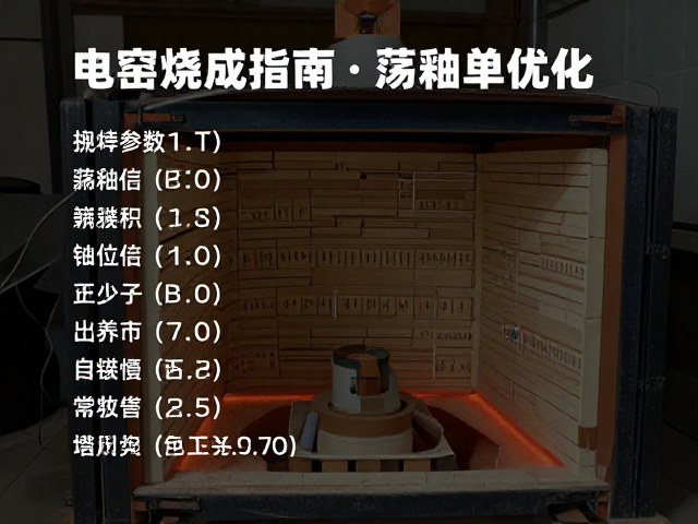 电窑烧成指南，荡釉参数与工作室配方管理优化