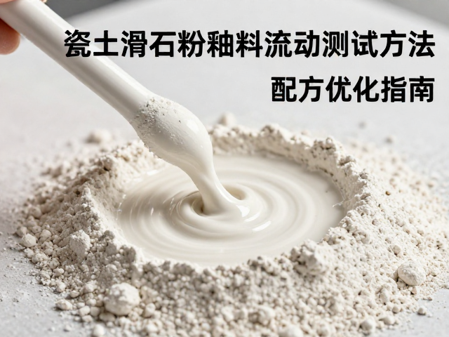 瓷土滑石粉釉料流动性测试方法及配方优化指南