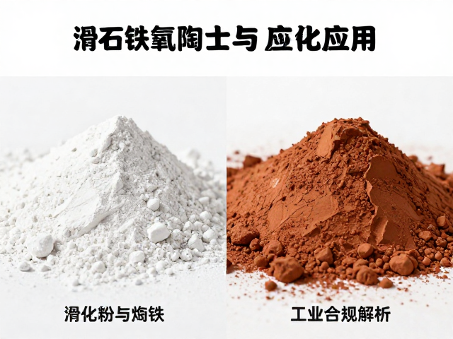 滑石粉、氧化铁与陶土的区别及应用，工业原料全解析