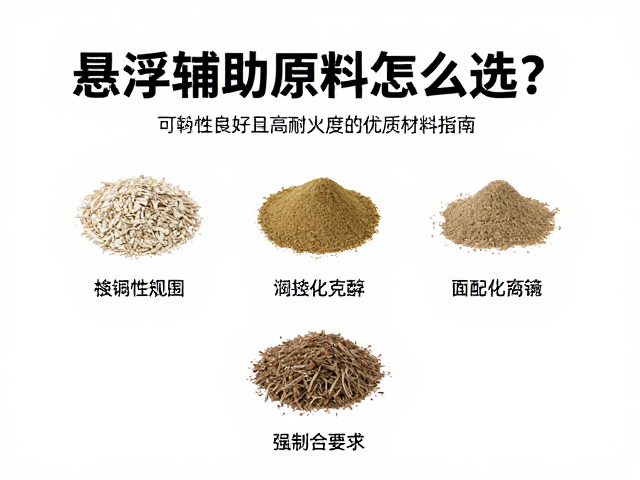 悬浮辅助原料怎么选？可塑性良好且高耐火度的优质材料指南