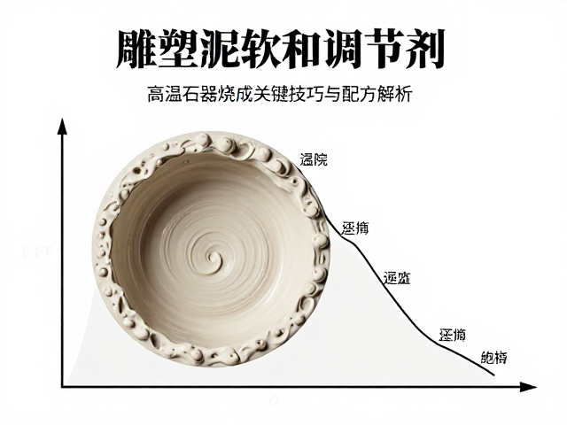 雕塑泥软化调节剂，高温石器烧成关键技巧与配方解析