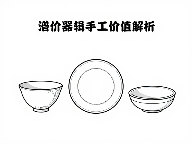 单线刻绘手绘器皿溢价高？盘碟器皿手工价值解析