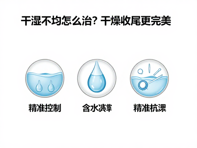 干湿不均怎么治？精准控制含水率，干燥收尾更完美