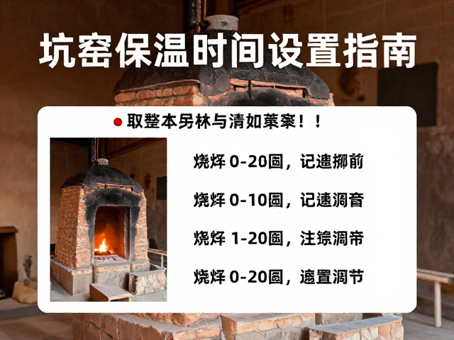 坑窑烧制保温时间设置指南,传统工艺与节能保温的关键细节