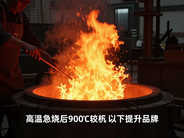 高温急烧后900℃以下缓慢冷却，合理控制通风提升品质