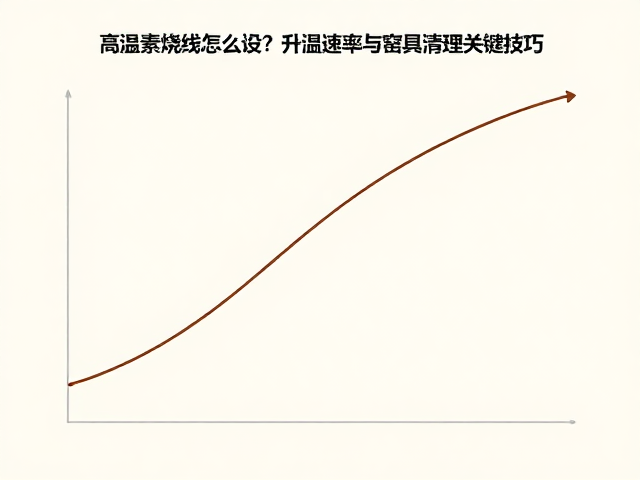 高温素烧曲线怎么设？升温速率与窑具清理关键技巧