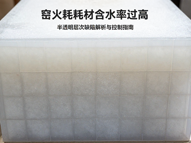 窑炉耐火耗材含水率过高？半透明层次缺陷解析与控制指南