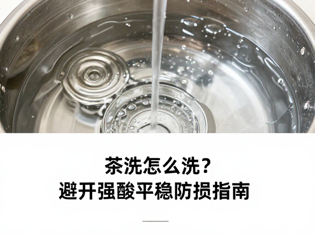 茶洗怎么洗?避开强酸强碱,检查底部平稳防损指南