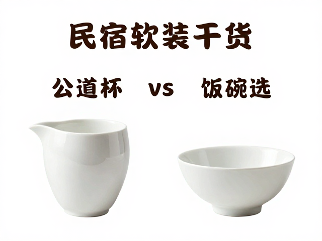 民宿软装干货,公道杯与饭碗怎么选?提升格调的避坑指南