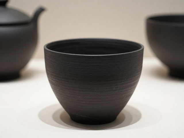 黑陶胎素坯成品亮相艺术展陈，独具匠心的东方美学新主张