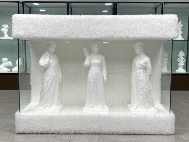 雕塑摆件成品保存指南，珍珠棉防护与玻璃柜展示技巧