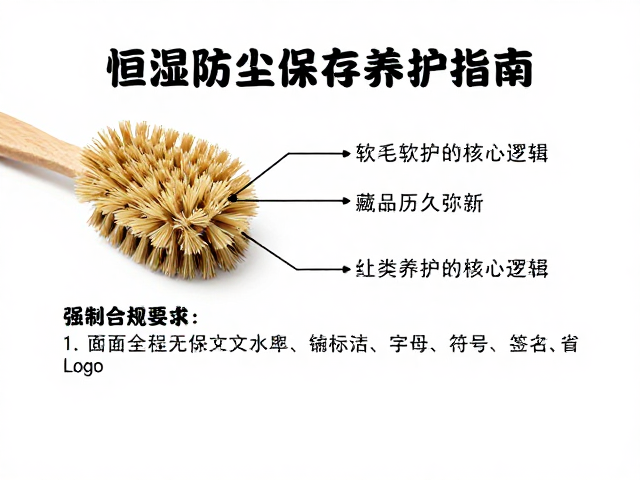 恒湿防尘保存养护指南，软毛刷除尘技巧让藏品历久弥新