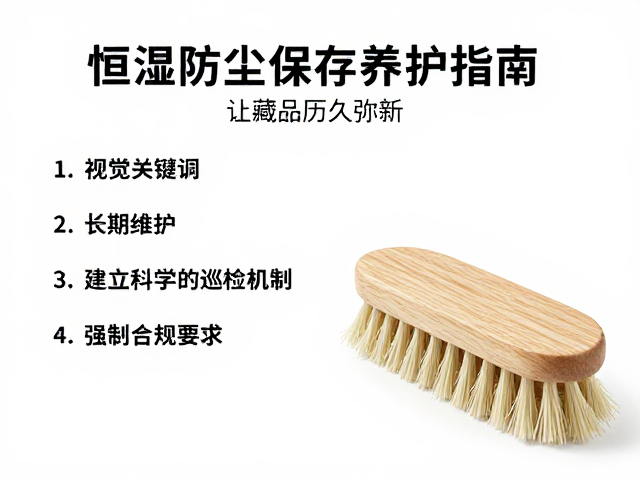 恒湿防尘保存养护指南，软毛刷除尘技巧让藏品历久弥新