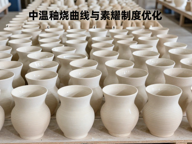 中温釉烧曲线与素烧制度优化,提升窑内装载密度与成品率