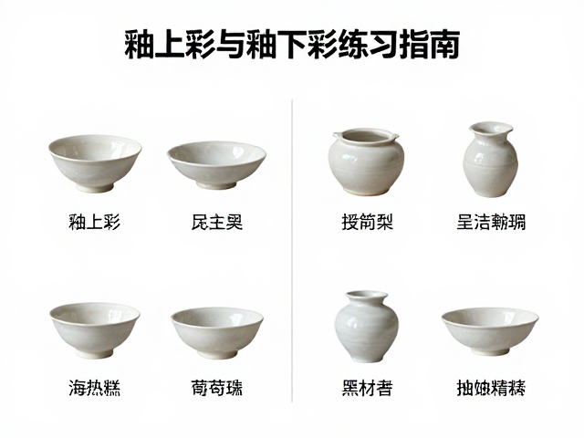 釉上彩与釉下彩练习指南，必备工具清洁耗材全解析