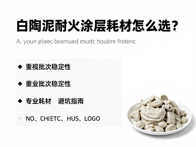 白陶泥耐火涂层耗材怎么选？重视批次稳定性，专业耗材避坑指南