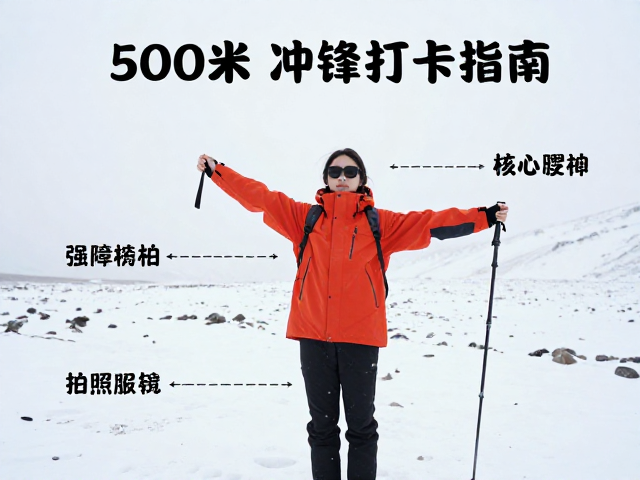 海拔5000米冲锋衣打卡指南,高寒环境穿搭与拍照攻略
