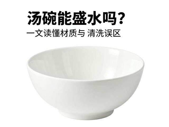 汤碗能盛水吗?能否进洗碗机?一文读懂材质与清洗误区