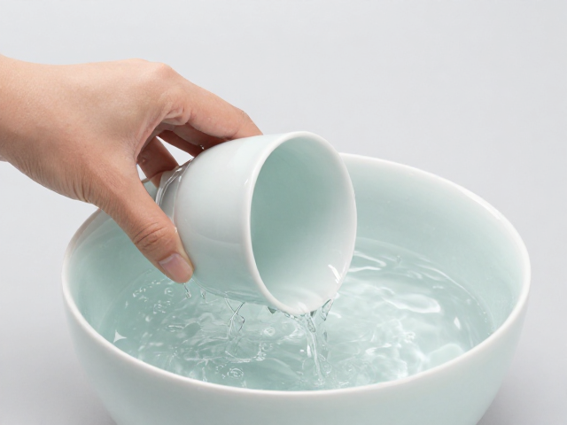 釉上彩素烧杯首次使用怎么洗？温水清洗法