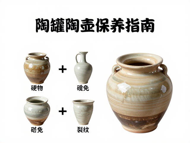 陶罐陶壶保养指南，颜色釉成品如何避免硬物磕碰裂纹