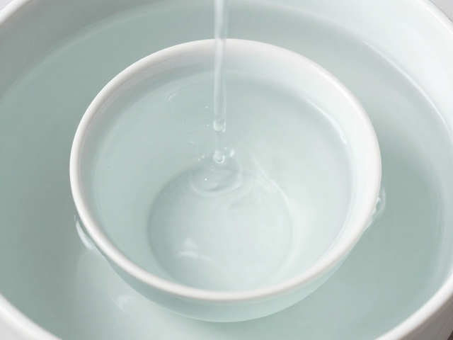 釉上彩素烧杯首次使用怎么洗？温水清洗法