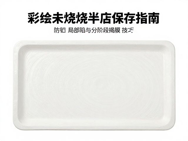 彩绘未烧半成品保存指南，防局部塌陷与分阶段揭膜技巧
