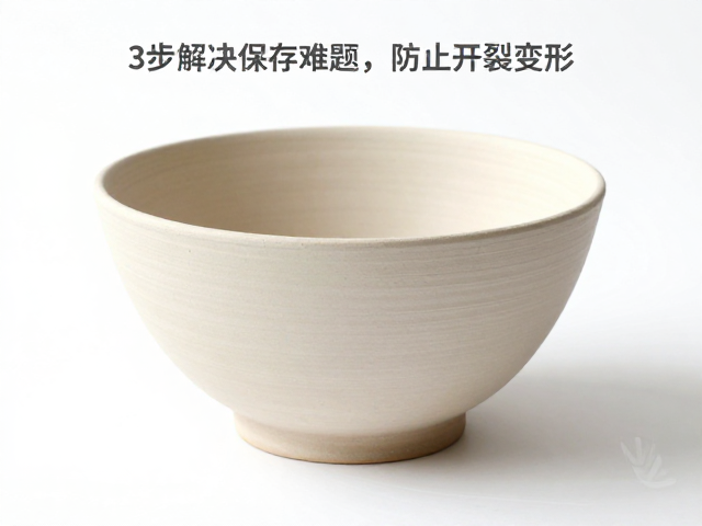 器皿修后坯体边缘翘曲？3步解决保存难题，防止开裂变形