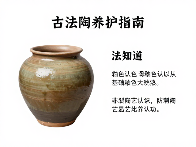 古法陶罐养护指南，从基础釉色认知到非遗陶艺成品保养
