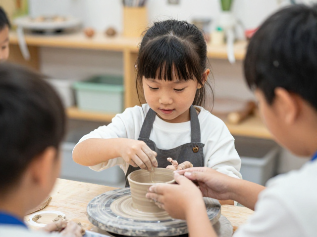 少儿陶艺启蒙，低龄儿童陪同指南，激发孩子极致参与感
