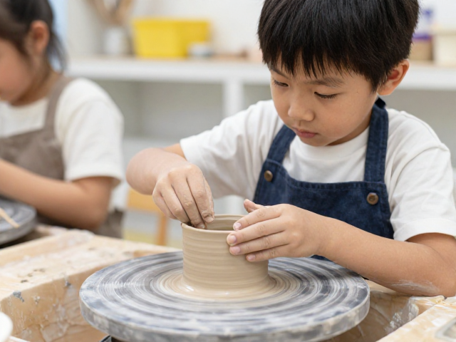 少儿陶艺启蒙，低龄儿童陪同指南，激发孩子极致参与感