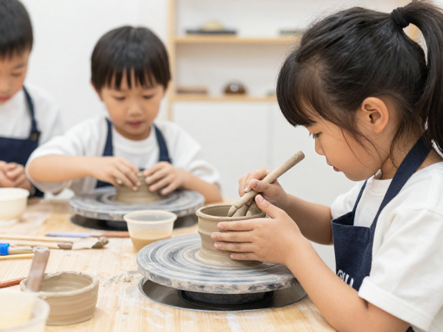 少儿陶艺启蒙，低龄儿童陪同指南，激发孩子极致参与感