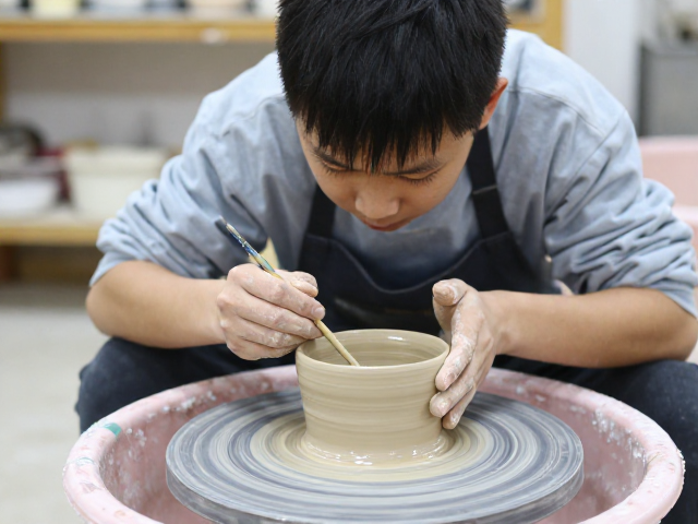 少儿陶艺讲师揭秘，醒泥与烧制流程全解析