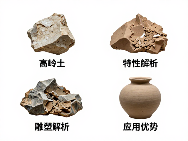 高岭土矿物特性解析,雕塑陶瓷与耐火泥的应用优势