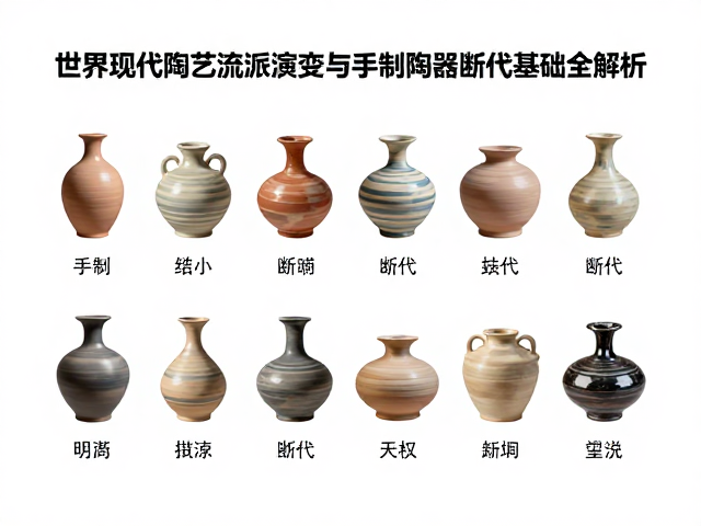 世界现代陶艺流派演变与手制陶器断代基础全解析