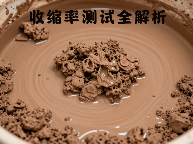 陶土矿物构成与泥浆沉淀处理,收缩率测试全解析
